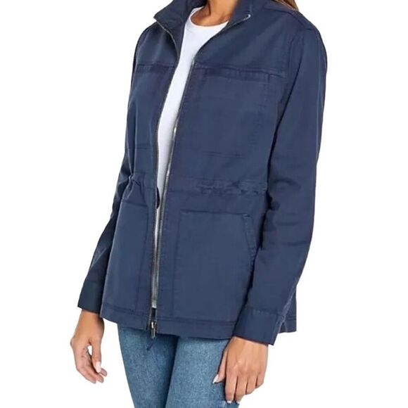 NWT GAP Women's Full Zip Adjustable Drawcord Waist Utility Field Jacket Size S - Picture 1 of 15